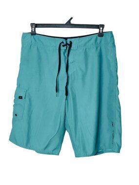 ONeill Mens Boardshorts 36" Teal Cargo Pocket Surf Swimwear Summer Beach